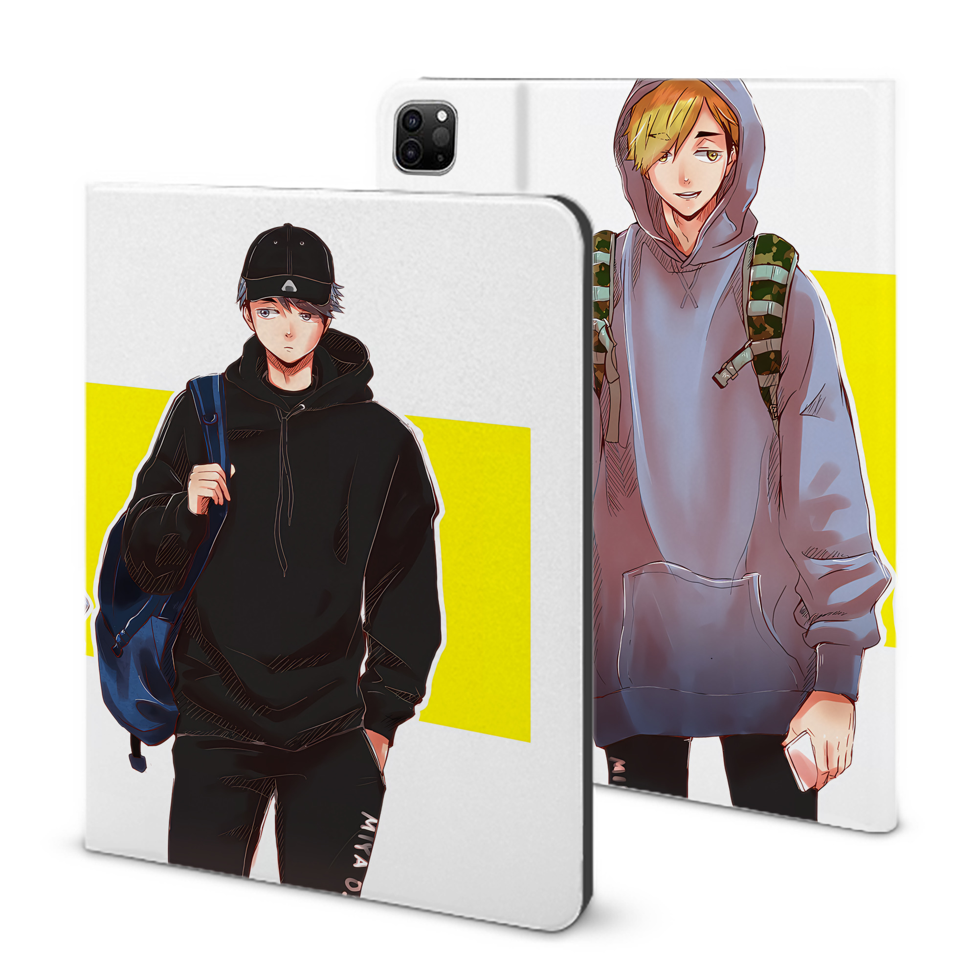 （画像用） 呪術廻戦 Jujutsu Kaisen IPad ケース ブック型 PUレザー TPU 耐衝撃 軽量 薄型 ペン収納なし 全面保護 IPad 各モデル対応